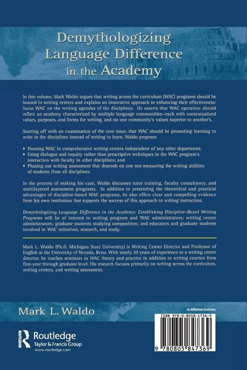 Produktbild: Demythologizing Language Difference in the Academy