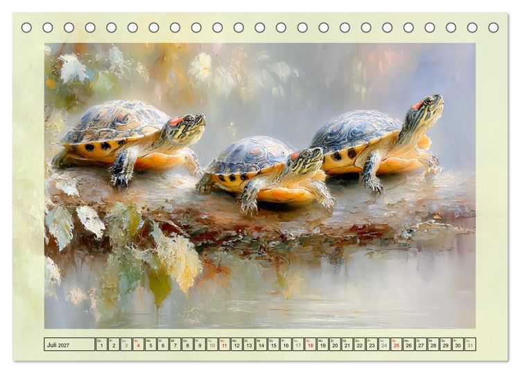 Produktbild: Dschungelpoesie. Im Herzen des tropischen Gr&uuml;ns (Tischkalender 2027 DIN A5 quer), CALVENDO Monatskalender