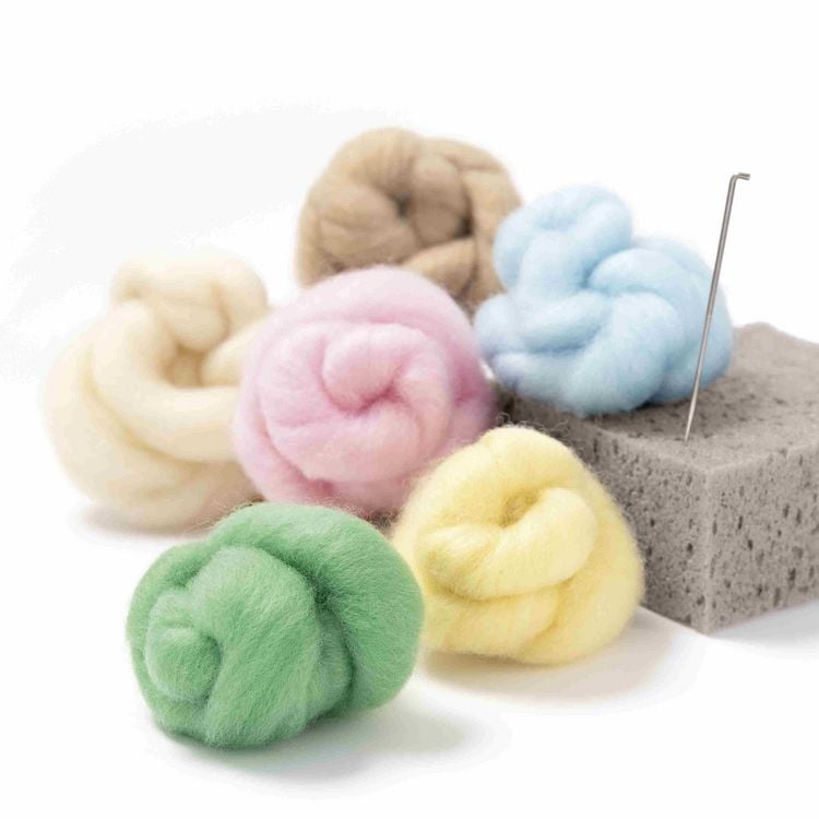 Produktbild: Folia  Filz Bastel Box Rainbow Edition, 36-teilig