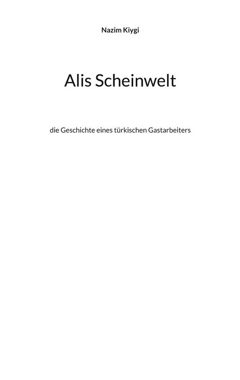 Produktbild: Alis Scheinwelt
