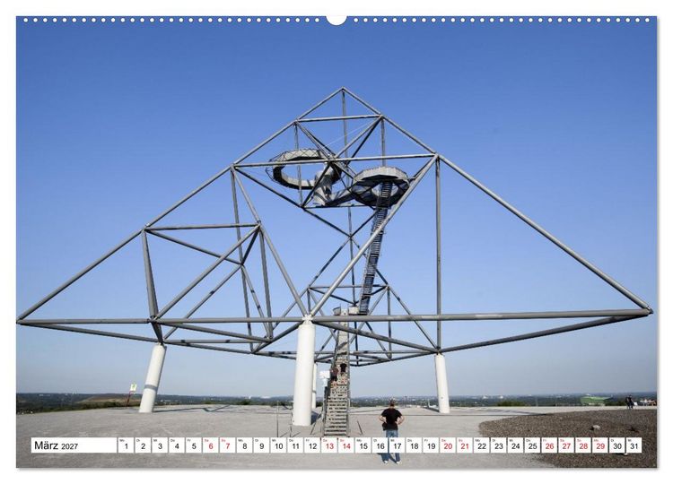 Produktbild: Radland Deutrschland - Ruhrgebiet (Wandkalender 2027 DIN A2 quer), CALVENDO Monatskalender