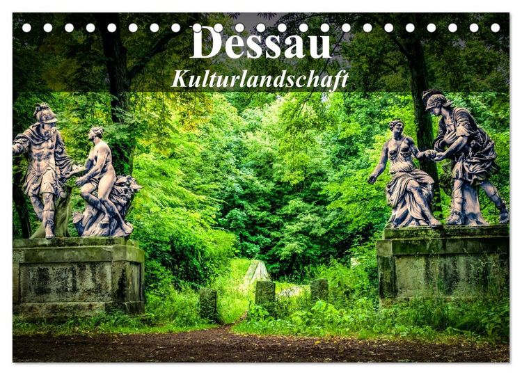 Produktbild: Dessau - Kulturlandschaft (Tischkalender 2026 DIN A5 quer), CALVENDO Monatskalender