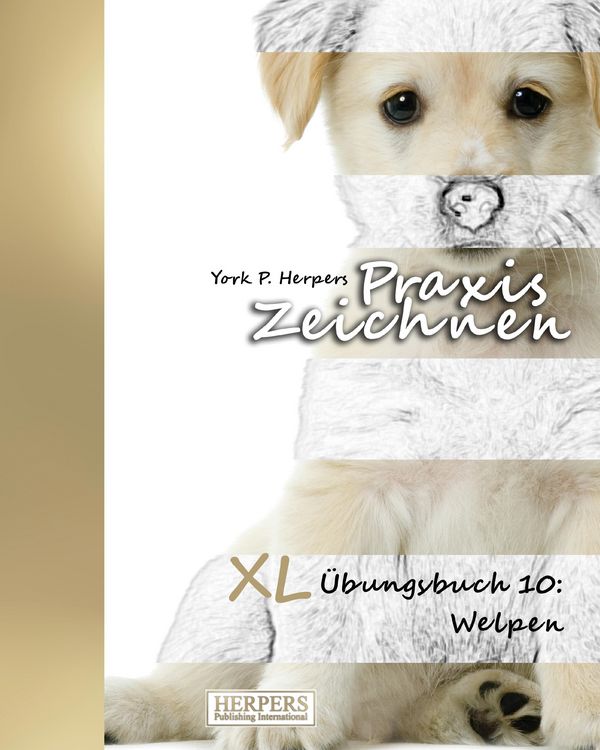 Produktbild: Praxis Zeichnen - XL &Uuml;bungsbuch 10: Welpen