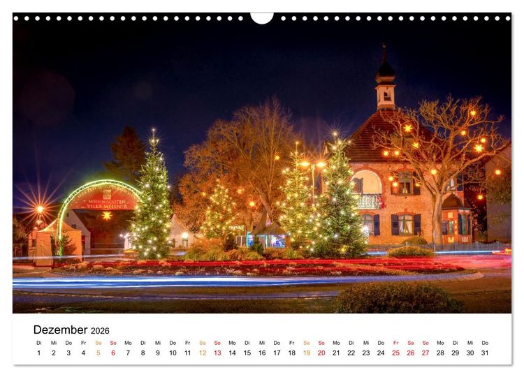 Produktbild: Die Hufeisengemeinde Br&uuml;hl (Wandkalender 2026 DIN A3 quer), CALVENDO Monatskalender