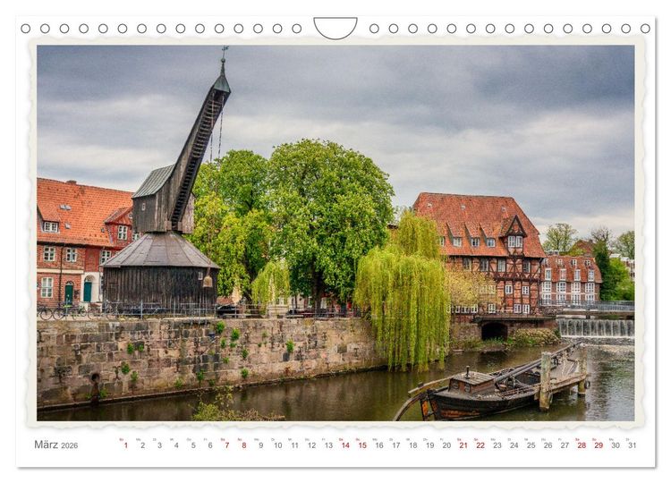 Produktbild: Malerisches L&uuml;neburg (Wandkalender 2026 DIN A4 quer), CALVENDO Monatskalender