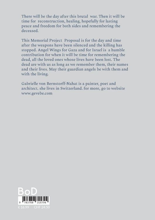 Produktbild: Angel Wings for Gaza and Israel