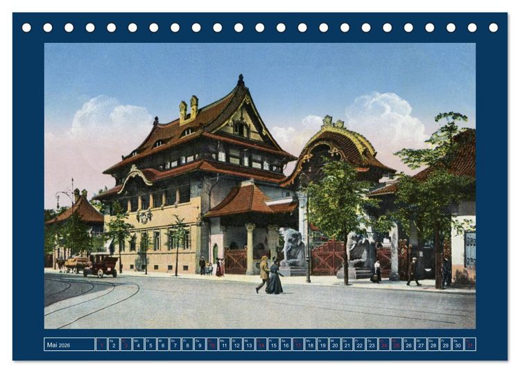 Produktbild: Historisches Berlin von 1888 bis 1918 (Tischkalender 2026 DIN A5 quer), CALVENDO Monatskalender