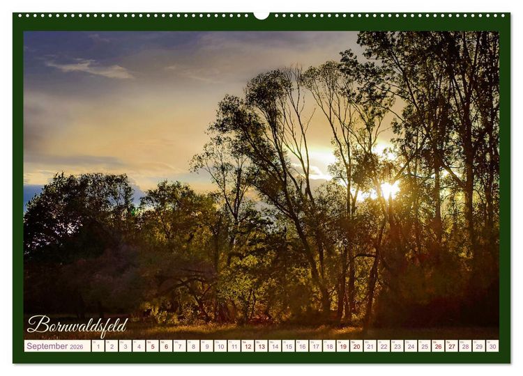 Produktbild: Dreieich Natur Pur (Wandkalender 2026 DIN A2 quer), CALVENDO Monatskalender