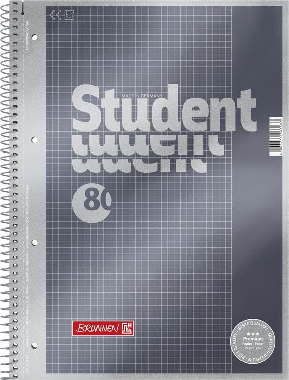 Produktbild: Brunnen Collegeblock A4 Lin.26 Premium