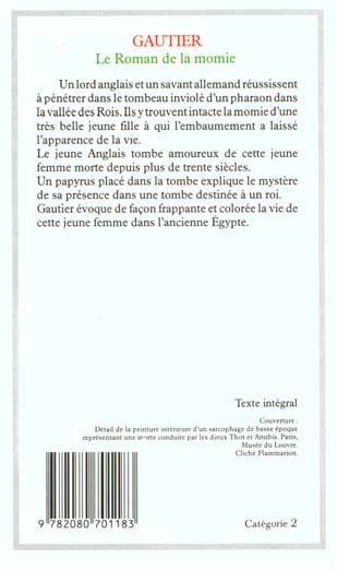 Produktbild: Le roman de la momie