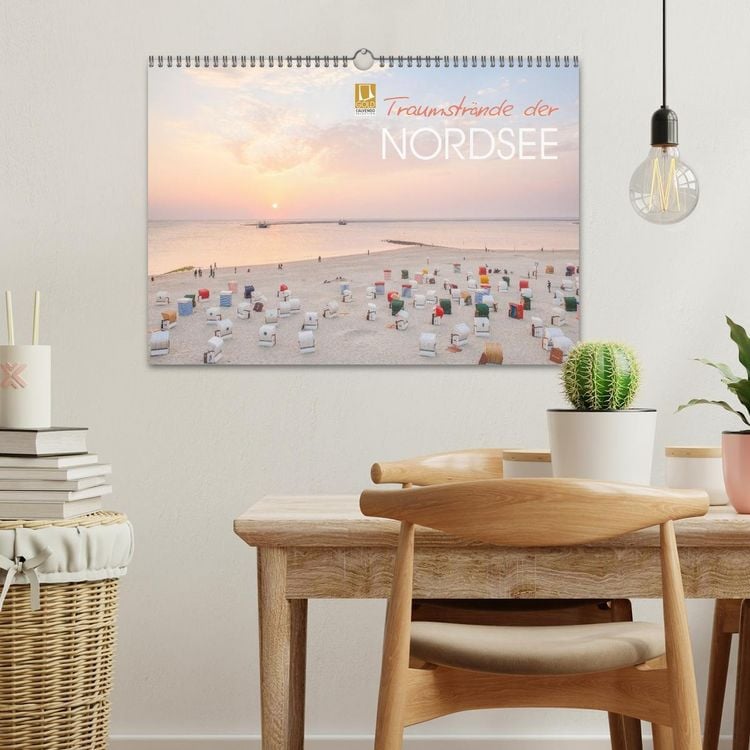 Produktbild: Traumstr&auml;nde der Nordsee (Wandkalender 2026 DIN A3 quer), CALVENDO Monatskalender