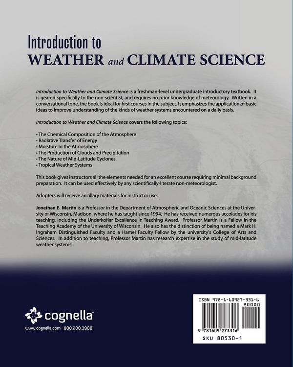 Produktbild: Introduction to Weather and Climate Science