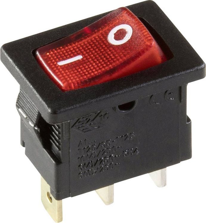 Produktbild: InterB&auml;r 3631-813.22 Wippschalter 3631-813.22 250 V/AC 10A 1 x Aus/Ein rastend 1St.