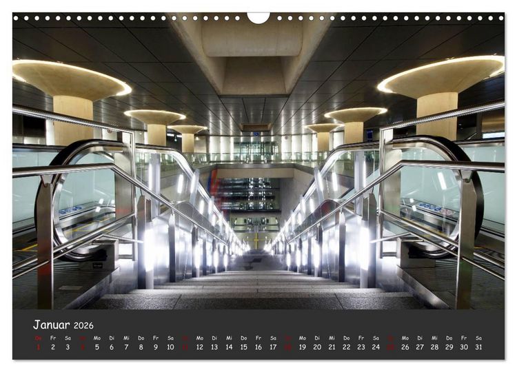 Produktbild: U-Bahn-Stationen des Westens (Wandkalender 2026 DIN A3 quer), CALVENDO Monatskalender