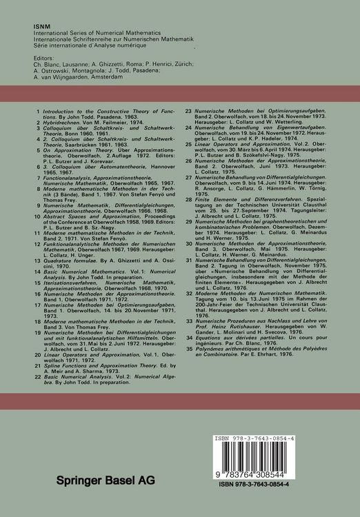 Produktbild: Moderne Methoden der Numerischen Mathematik