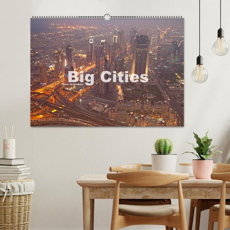 Produktbild: Big Cities (Wandkalender 2026 DIN A2 quer), CALVENDO Monatskalender