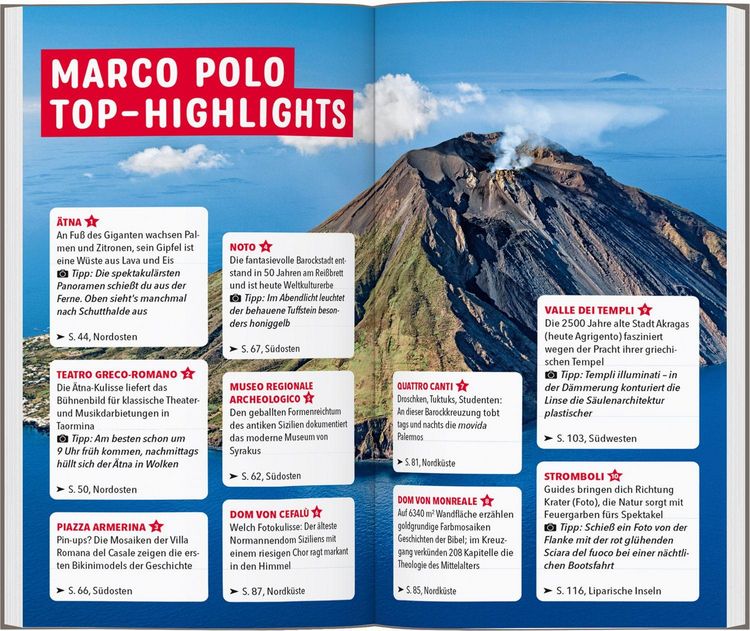 Produktbild: MARCO POLO Reisef&uuml;hrer Sizilien, Liparische Inseln