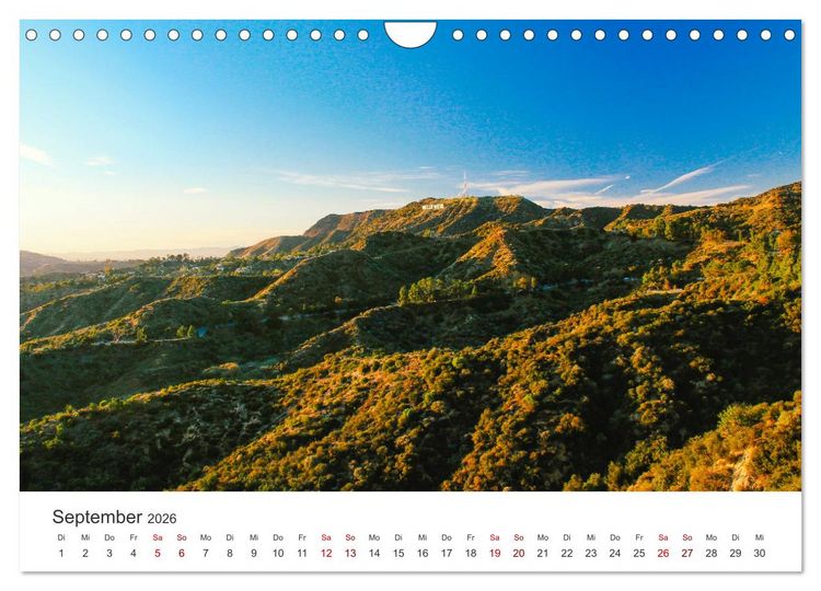 Produktbild: Los Angeles &ndash; Kalifornien (Wandkalender 2026 DIN A4 quer), CALVENDO Monatskalender
