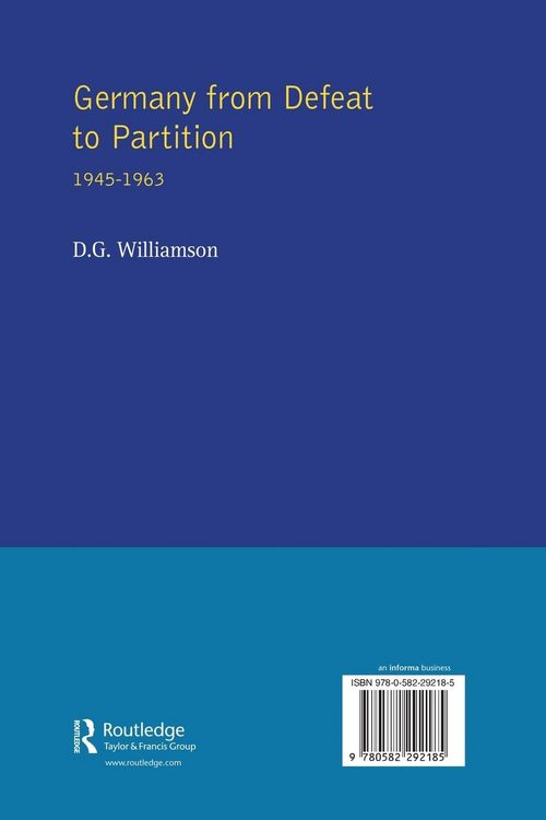 Produktbild: Germany from Defeat to Partition, 1945-1963