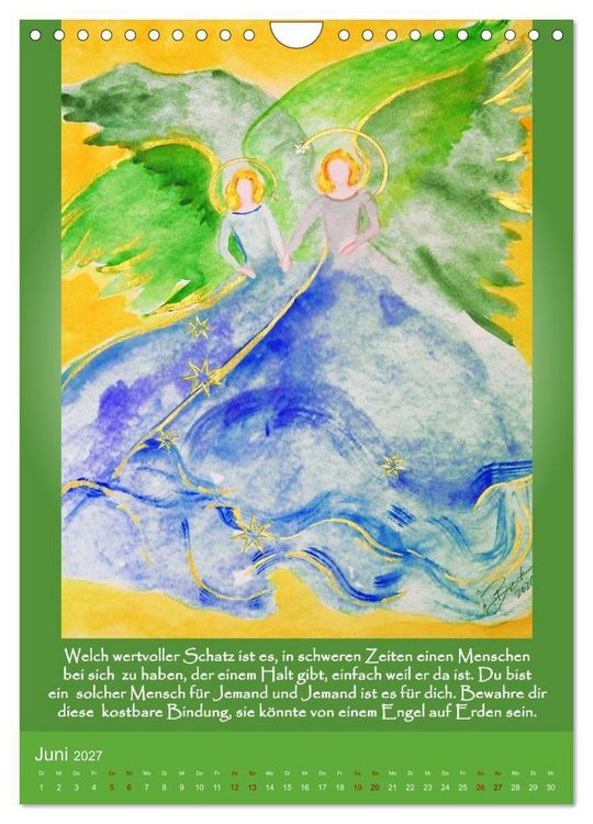 Produktbild: Schimmernde Boten (Wandkalender 2027 DIN A4 hoch), CALVENDO Monatskalender