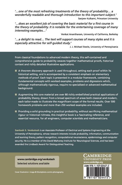 Produktbild: The Theory of Probability