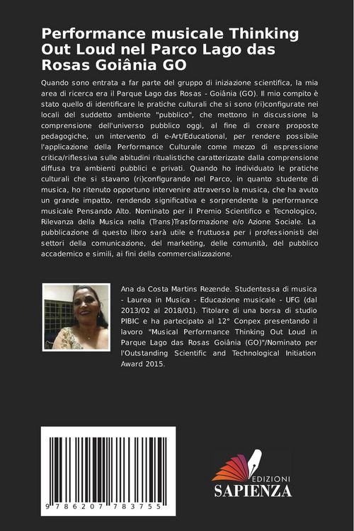 Produktbild: Performance musicale Thinking Out Loud nel Parco Lago das Rosas Goi&acirc;nia GO