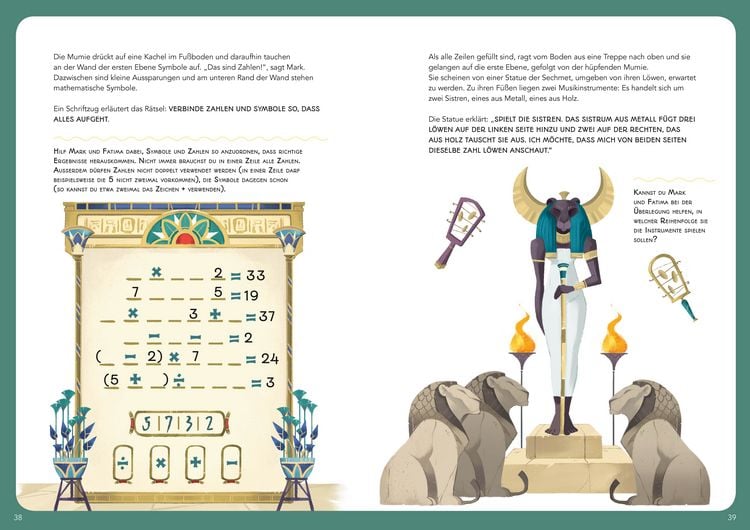 Produktbild: Escape! Das Abenteuer-Game-Buch: Der Fluch des Pharao