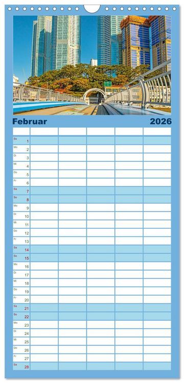 Produktbild: Familienplaner 2026 - Busan - Hafenstadt in S&uuml;dkorea mit 5 Spalten (Wandkalender, 21 x 45 cm) CALVENDO
