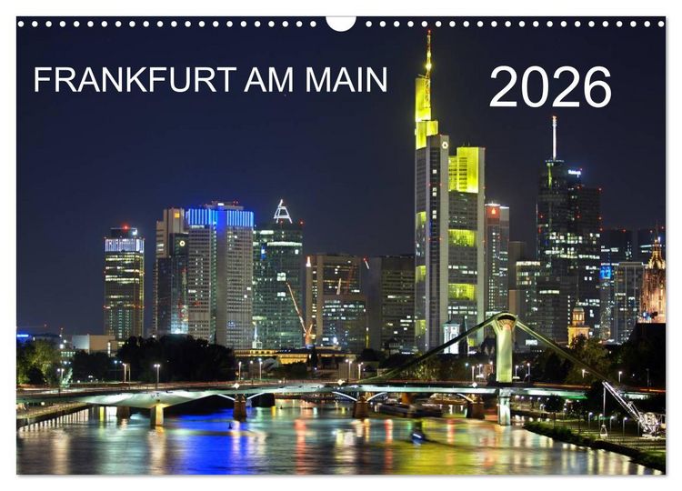 Produktbild: Frankfurt am Main (Wandkalender 2026 DIN A3 quer), CALVENDO Monatskalender