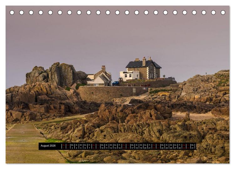 Produktbild: Jersey - Insel im &Auml;rmelkanal (Tischkalender 2026 DIN A5 quer), CALVENDO Monatskalender