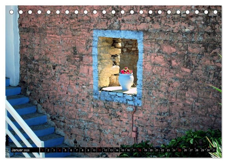 Produktbild: Skiathos Skopelos und Alonissos Griechenland (Tischkalender 2026 DIN A5 quer), CALVENDO Monatskalender