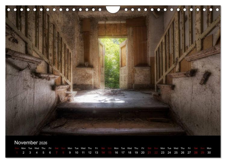 Produktbild: Abandoned Places in Germany (Wall Calendar 2026 DIN A4 landscape), CALVENDO 12 Month Wall Calendar