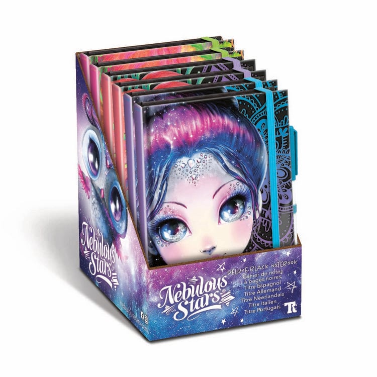 Produktbild: Nebulous Stars - Hochwertiges schwarzes Notizbuch