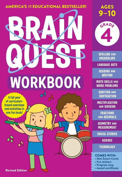Produktbild: Brain Quest Workbook: 4th Grade Revised Edition