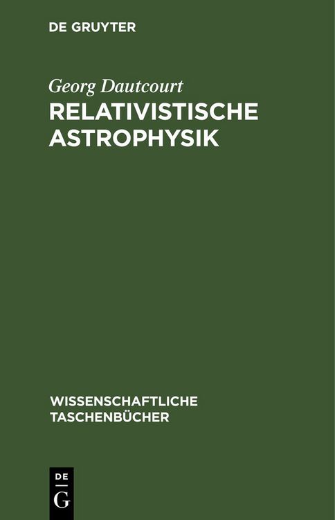 Produktbild: Relativistische Astrophysik