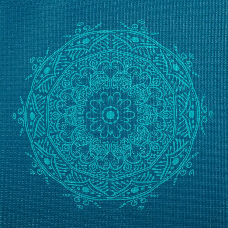 Produktbild: Yogamatte Leela Collection Mandala, petrol