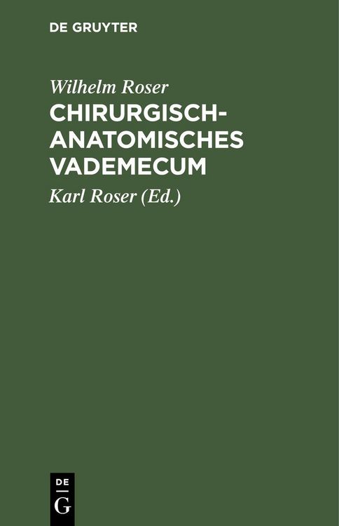 Produktbild: Chirurgisch-Anatomisches Vademecum