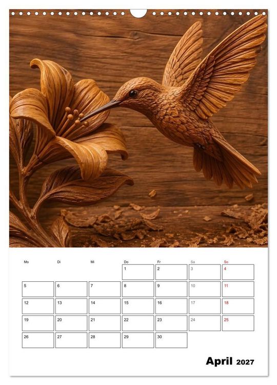 Produktbild: Kolibri-Welten (Wandkalender 2027 DIN A3 hoch), CALVENDO Monatskalender