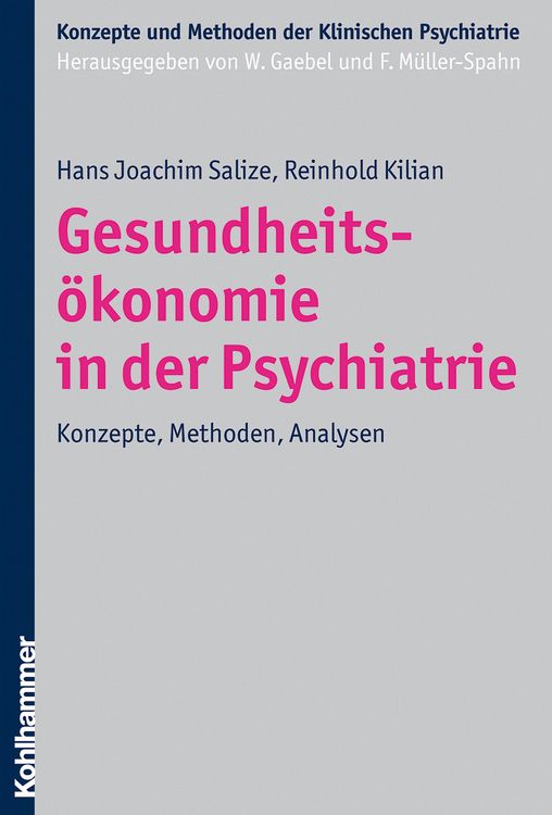 Produktbild: Gesundheits&ouml;konomie in der Psychiatrie
