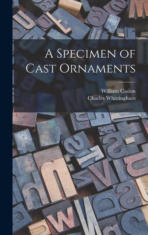 Produktbild: A Specimen of Cast Ornaments