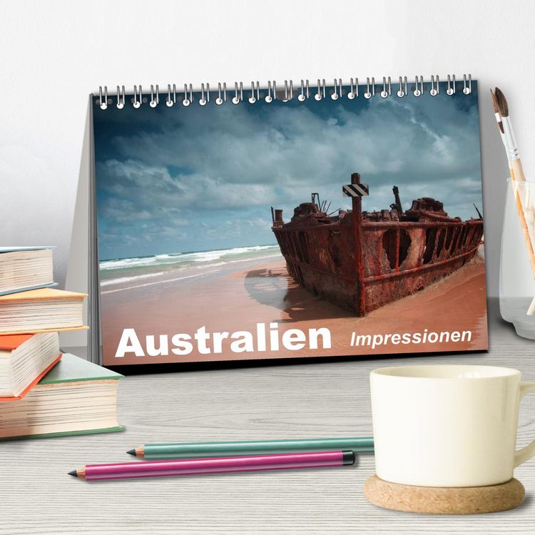 Produktbild: Australien &bull; Impressionen (Tischkalender 2026 DIN A5 quer), CALVENDO Monatskalender