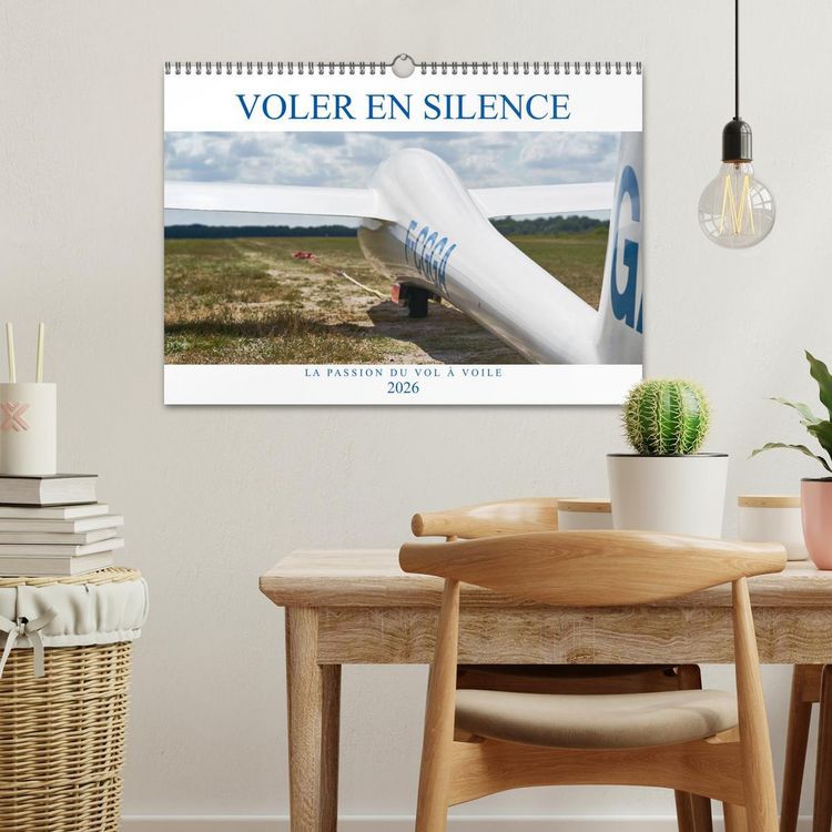 Produktbild: Voler en silence - la passion du vol &agrave; voile (Calendrier mural 2026 DIN A3 vertical), CALVENDO calendrier mensuel