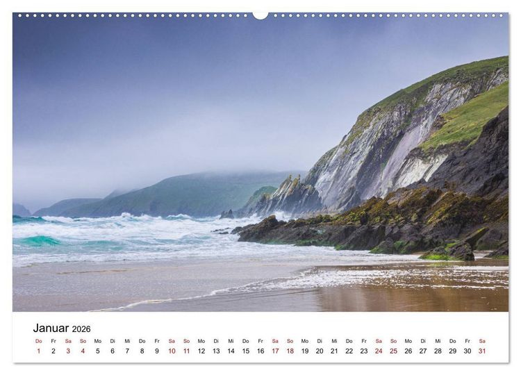 Produktbild: Irland, Land des Lichts (hochwertiger Premium Wandkalender 2026 DIN A2 quer), Kunstdruck in Hochglanz
