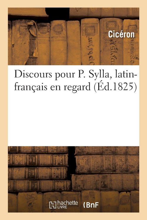 Produktbild: Discours pour P. Sylla, latin-fran&ccedil;ais en regard