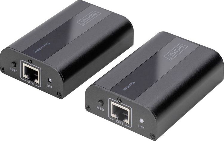 Produktbild: Digitus DS-55204 HDMI&reg;, Infrarot Extender (Verl&auml;ngerung) &uuml;ber Netzwerkkabel RJ45 60m