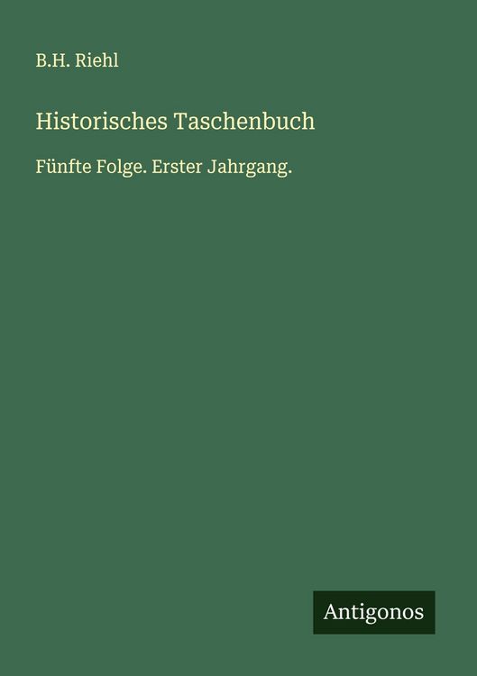 Produktbild: Historisches Taschenbuch