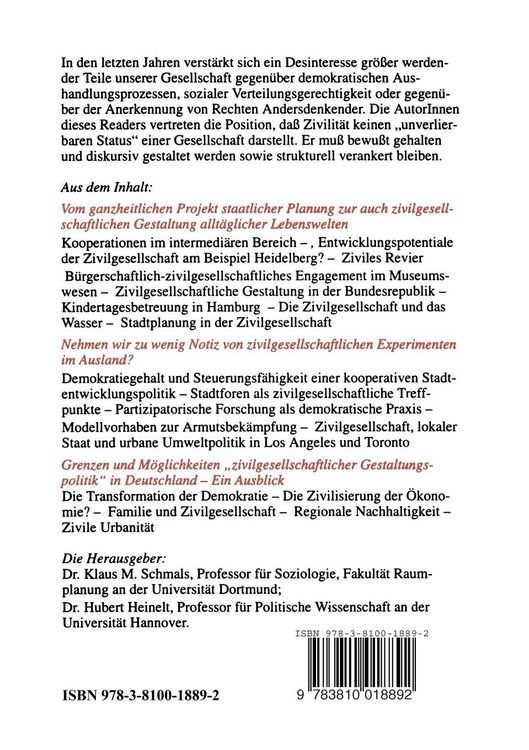 Produktbild: Zivile Gesellschaft