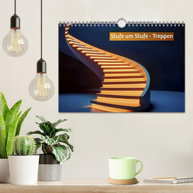 Produktbild: Stufe um Stufe - Treppen (Wandkalender 2027 DIN A4 quer), CALVENDO Monatskalender