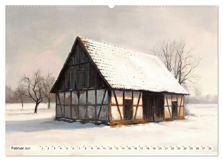 Produktbild: Auf dem Land - Eine Reise in die F&uuml;nfzigerjahre (hochwertiger Premium Wandkalender 2027 DIN A2 quer), Kunstdruck in Hochglanz