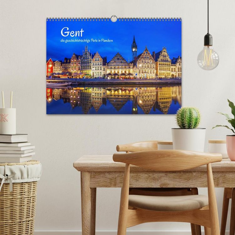 Produktbild: Gent - die geschichtstr&auml;chtige Perle in Flandern (Wandkalender 2026 DIN A3 quer), CALVENDO Monatskalender